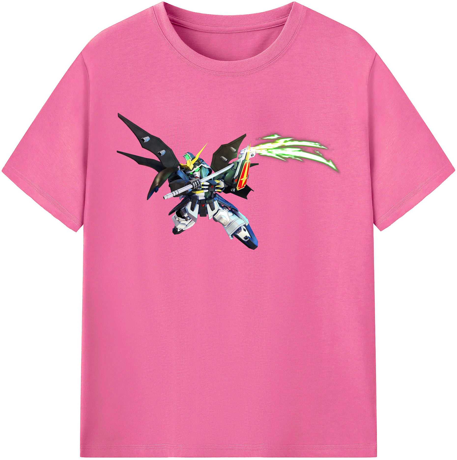 （画像用） 機動戦士ガンダム Mobile Suit Gundam レディースカジュアルプリントTシャツ（綿100％）